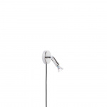 Star 1 Tak/Vägg Kopplingshus Med Kabel Förnicklad Mässing Star 1 Tak/Vägg Kopplingshus Med Kabel Förnicklad Mässing
