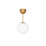 Glob Pendlad Plafond Ø200 Rå Mässing/Opalglas Glob Pendlad Plafond Ø200 Rå Mässing/Opalglas