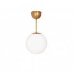 Glob Pendlad Plafond Ø250 Rå Mässing/Opalglas Glob Pendlad Plafond Ø250 Rå Mässing/Opalglas