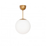 Glob Pendlad Plafond Ø300 Rå Mässing/Opalglas Glob Pendlad Plafond Ø300 Rå Mässing/Opalglas