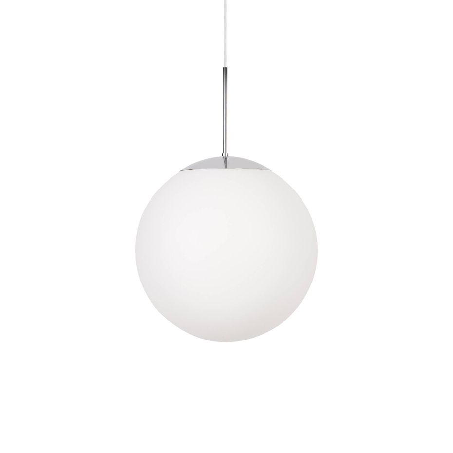 Glob Pendel Ø400 Krom/Opalglas