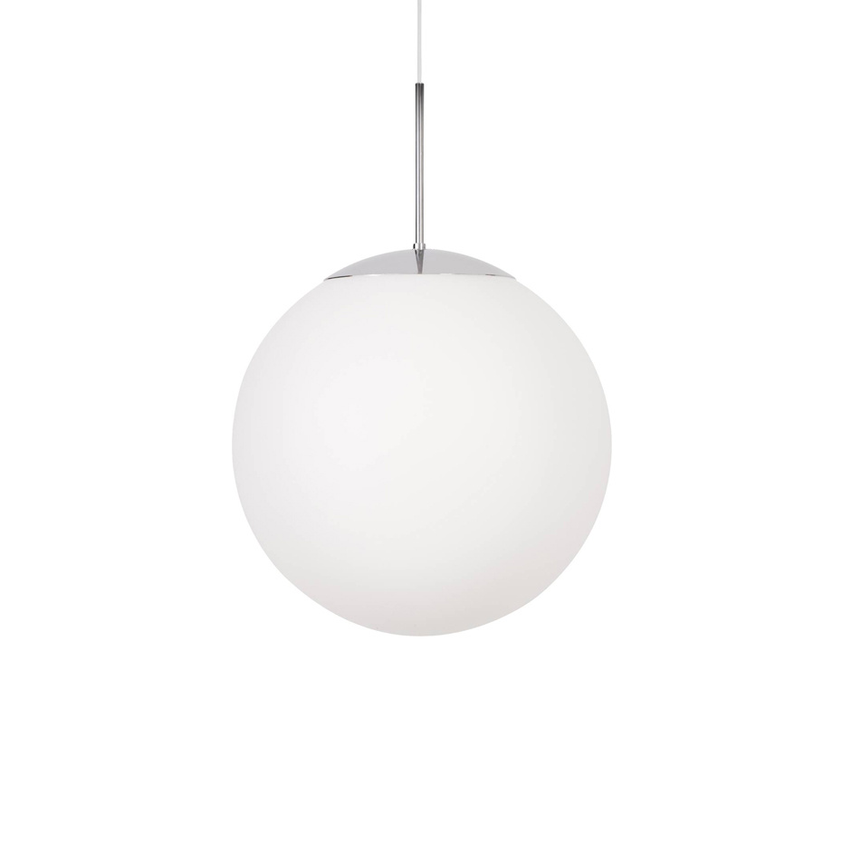 Glob Pendel Ø500 Krom/Opalglas
