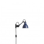 Lampe Gras N°304 CA Vägglampa Svart/Blå Lampe Gras N°304 CA Vägglampa Svart/Blå