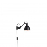 Lampe Gras N°304 CA Vägglampa Svart/Svart/Koppar Lampe Gras N°304 CA Vägglampa Svart/Svart/Koppar