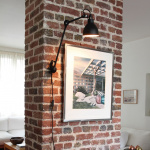 Lampe Gras N°222 Vägglampa Svart/Blå Lampe Gras N°222 Vägglampa Svart/Blå