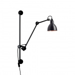 Lampe Gras N°210 Vägglampa Svart/Svart/Koppar Lampe Gras N°210 Vägglampa Svart/Svart/Koppar