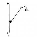 Lampe Gras N°214 Vägglampa Svart/Krom Lampe Gras N°214 Vägglampa Svart/Krom