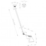 Lampe Gras N°302 Taklampa Svart/Vit/Koppar Lampe Gras N°302 Taklampa Svart/Vit/Koppar