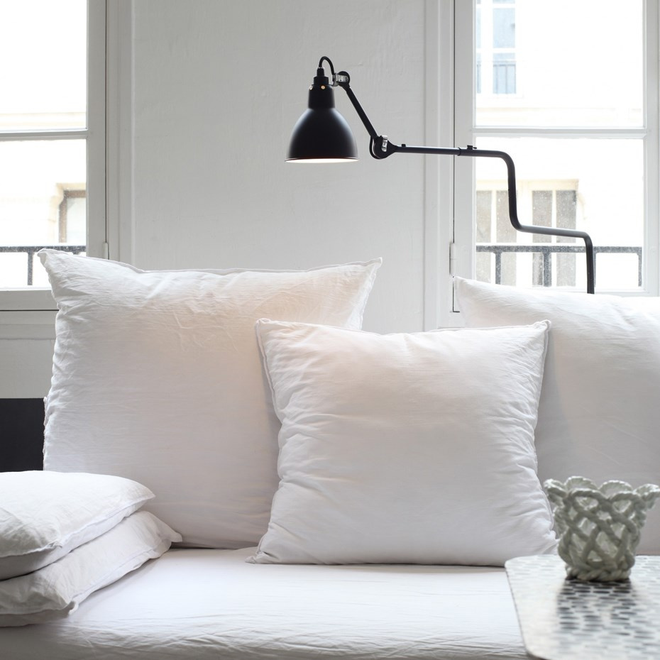 Lampe Gras N°411 Golvlampa Svart/Vit