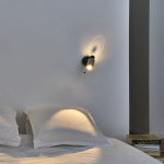 Biny Spot Bulb Vägglampa Black/Black Biny Spot Bulb Vägglampa Black/Black
