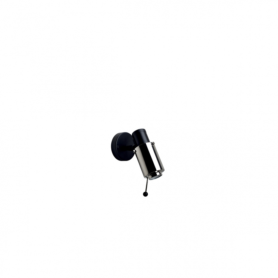 Biny Spot Bulb Vägglampa Black/Polished Nickel