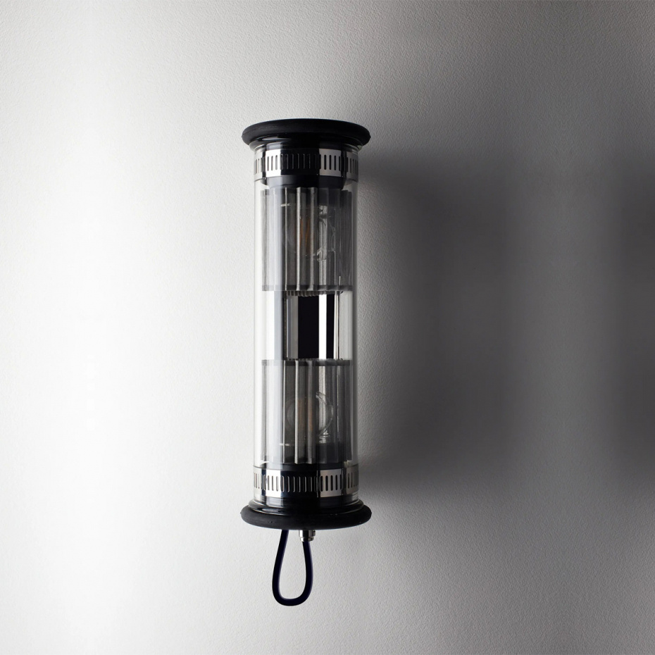 In The Tube 100-350 Vägglampa Silver/Silver IP64