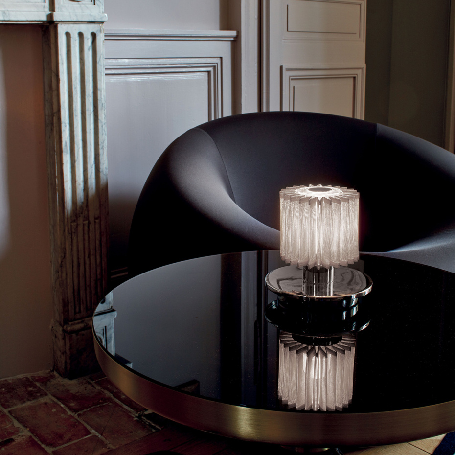 In The Sun 130 Portabel Bordslampa Silver/Silver