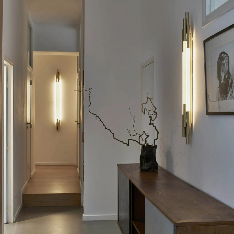 Org 1500 Vägglampa Gold