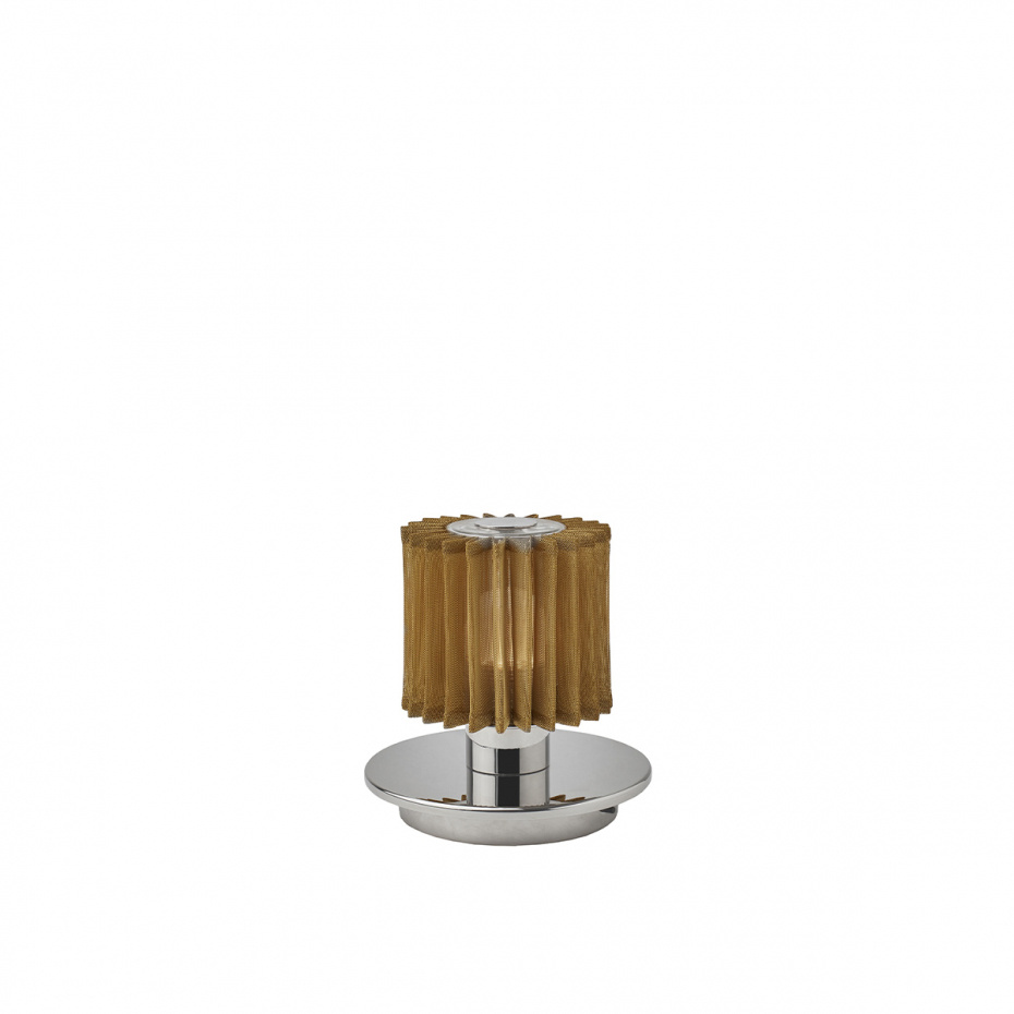 In The Sun 130 Portabel Bordslampa Silver/Gold
