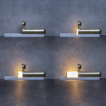 ISP Bordslampa Black Marble/Varnished Brass ISP Bordslampa Black Marble/Varnished Brass