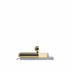 ISP Bordslampa White Marble/Varnished Brass ISP Bordslampa White Marble/Varnished Brass