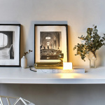 ISP Bordslampa White Marble/Varnished Brass ISP Bordslampa White Marble/Varnished Brass