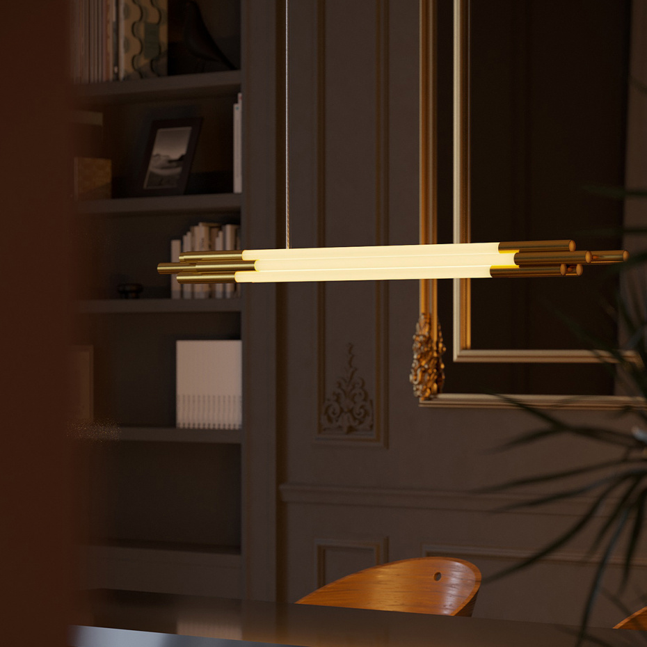 Org 1300 Pendant Horizontal Gold