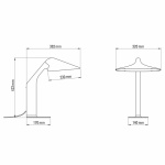 Niwaki Bordslampa Black/Chrome Niwaki Bordslampa Black/Chrome