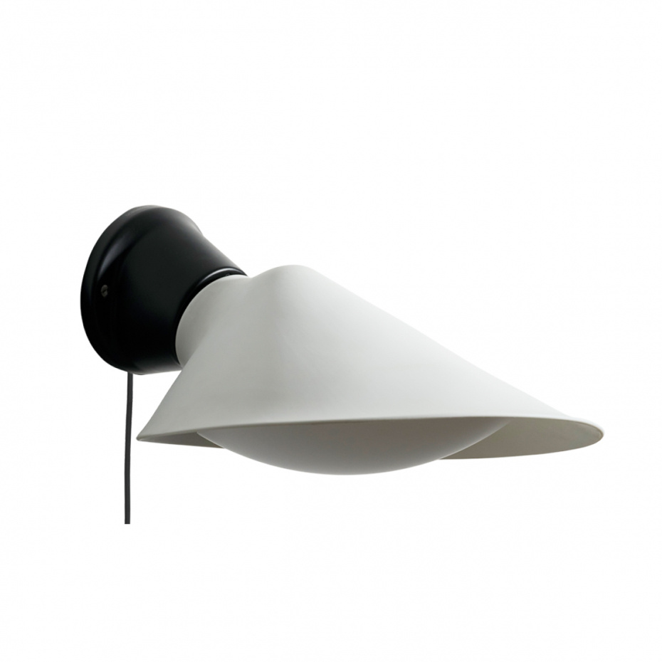 Plume Cable Vägglampa Black/Porcelain
