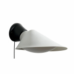 Plume Cable Vägglampa Black/Porcelain Plume Cable Vägglampa Black/Porcelain