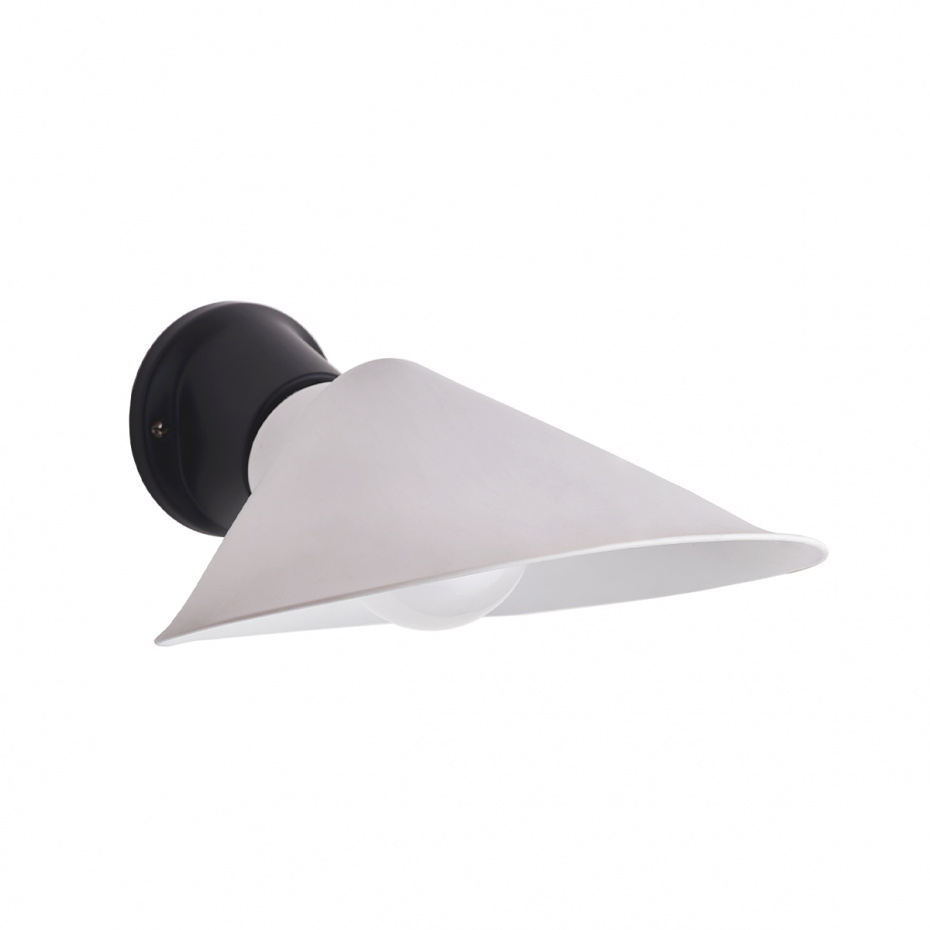 Plume Bathroom Vägglampa Black/Porcelain IP44