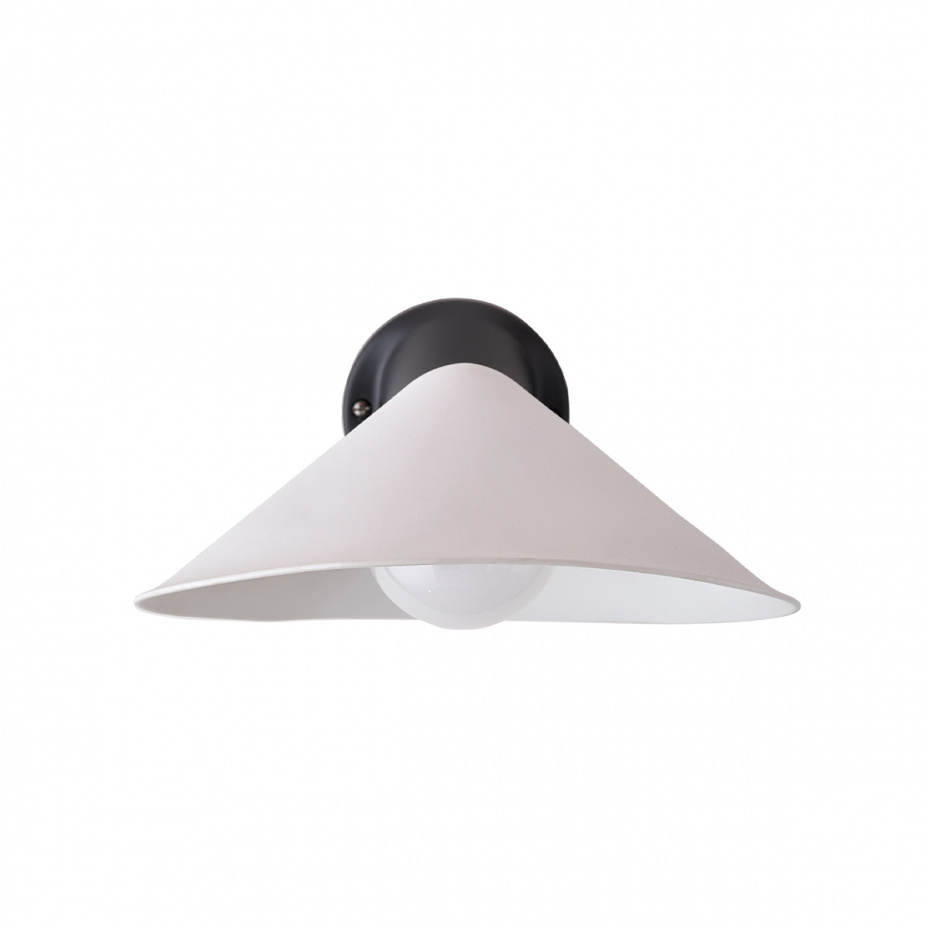Plume Bathroom Vägglampa Black/Porcelain IP44