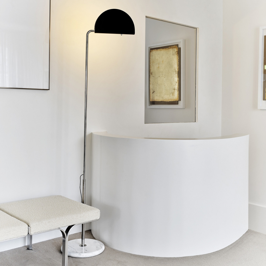 Mezzaluna Golvlampa Black