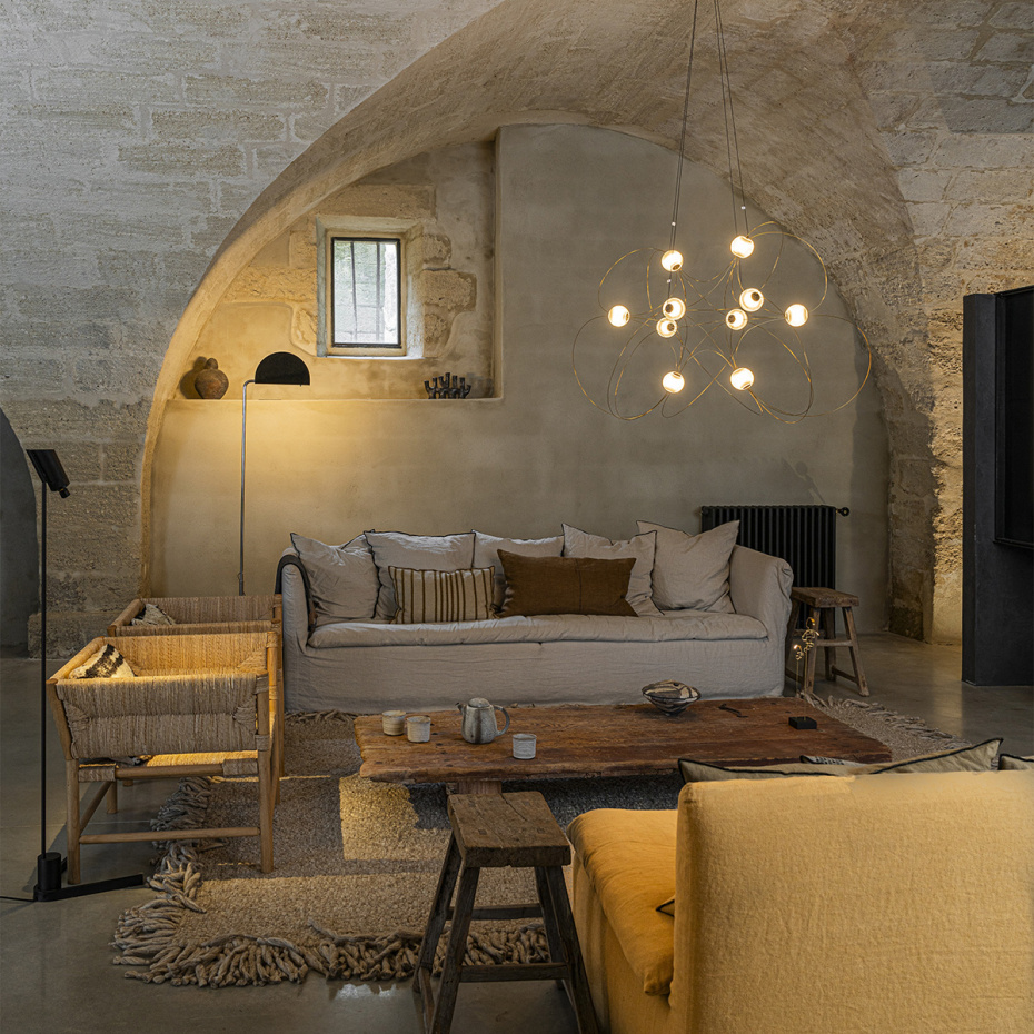 Mezzaluna Golvlampa Black