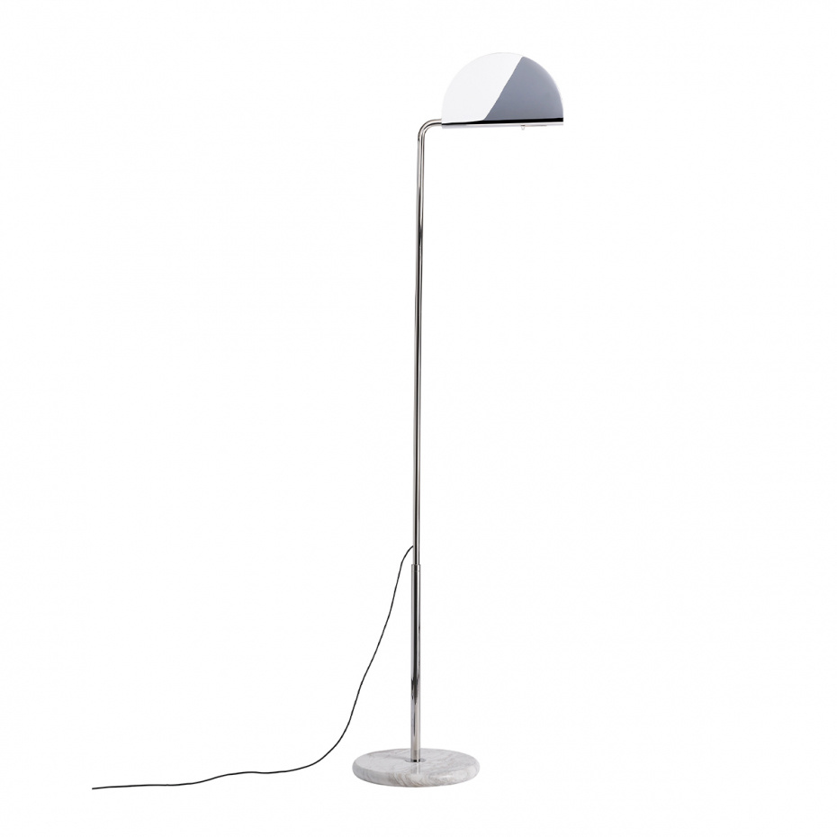 Mezzaluna Golvlampa Chrome
