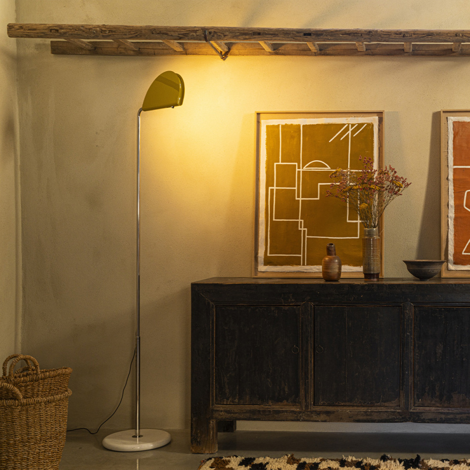 Mezzaluna Golvlampa Yellow