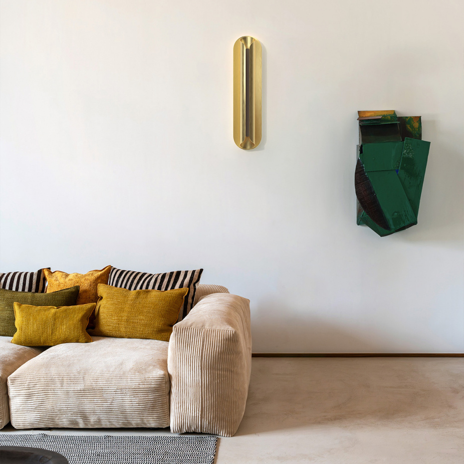 Rosalie L Vägglampa Gold