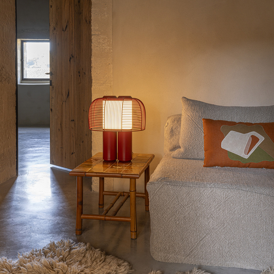 Yasuke Bordslampa Red/Red
