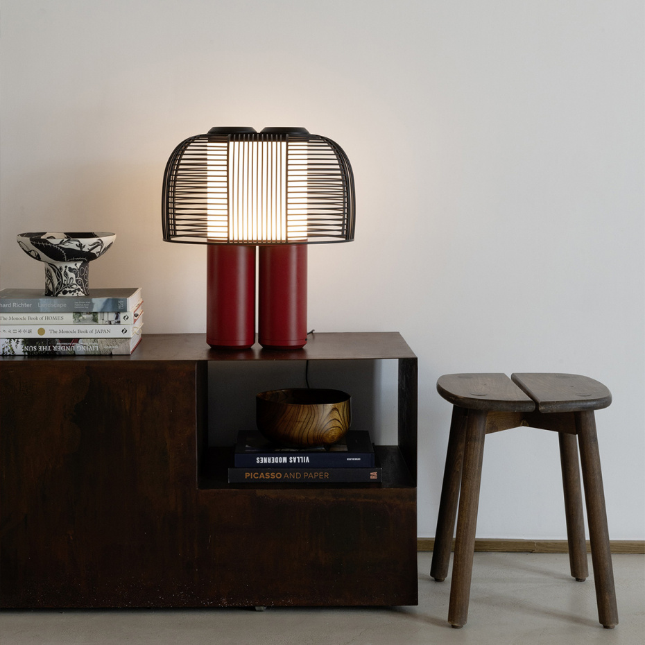 Yasuke Bordslampa Red/Black
