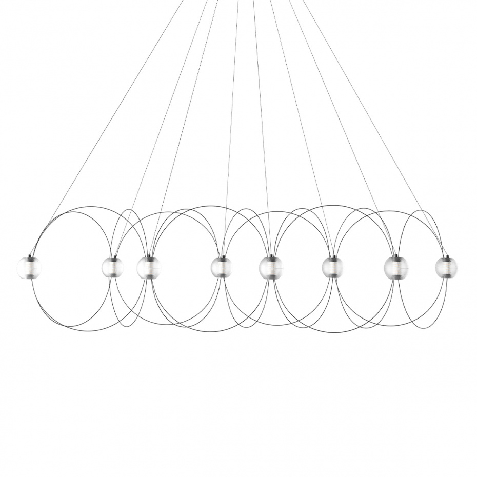 Munari 8 Ljuskrona Black