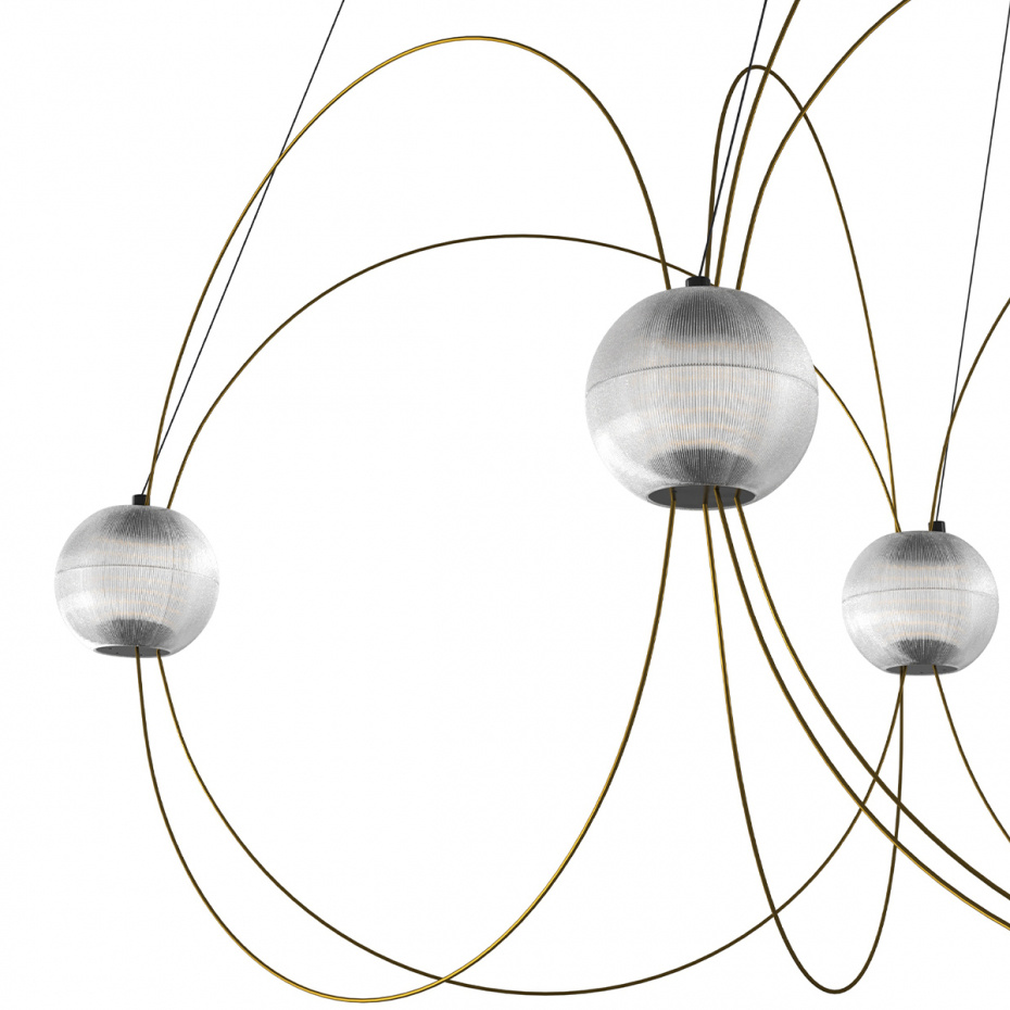 Munari 8 Ljuskrona Gold