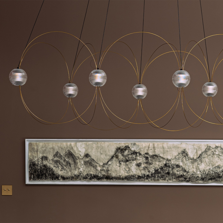 Munari 8 Ljuskrona Gold