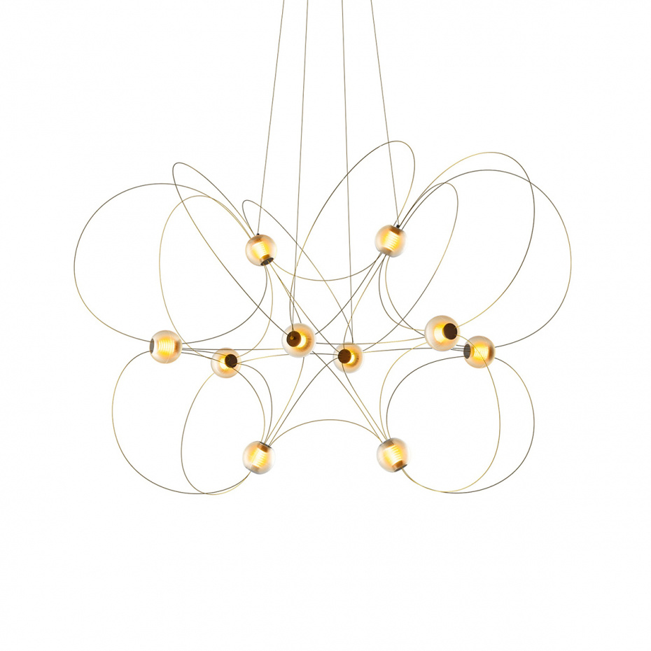 Munari 10 Ljuskrona Gold