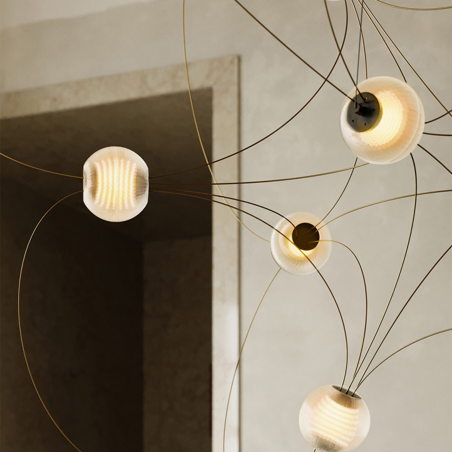 Munari 10 Ljuskrona Gold