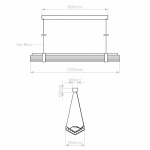 Seagull 1200 Horizontal Pendel Bronze Seagull 1200 Horizontal Pendel Bronze
