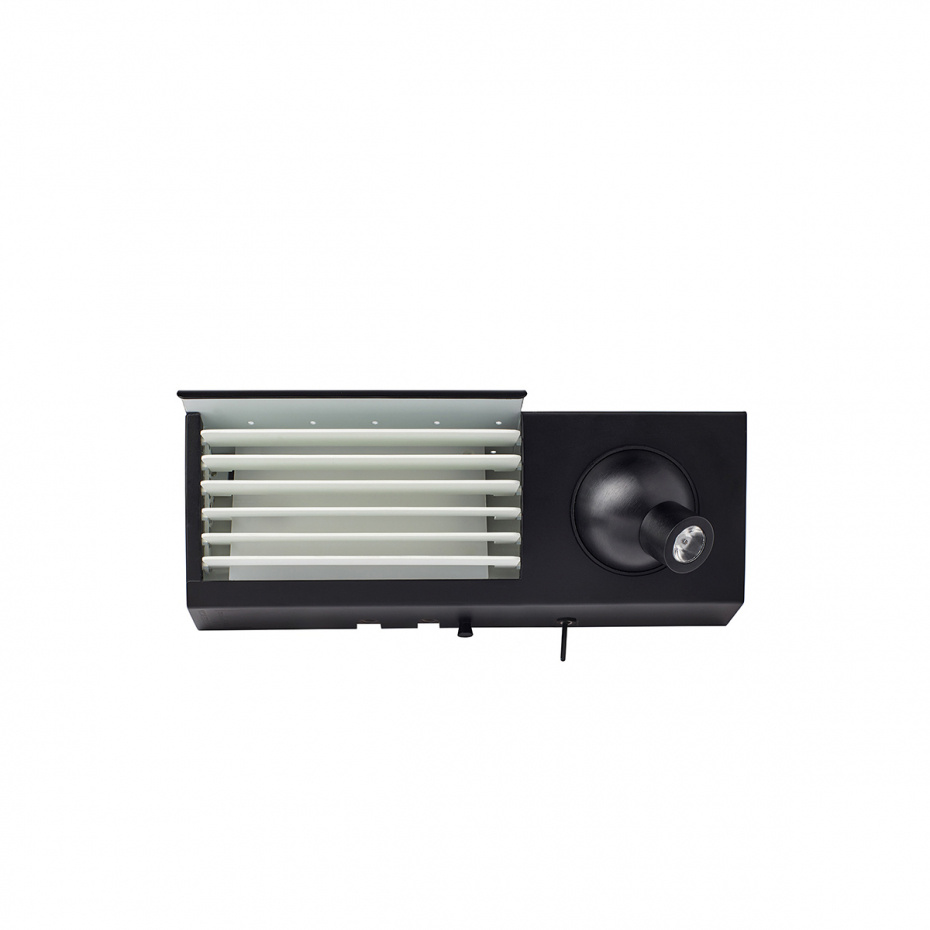 Biny Bedside Left Vägglampa Black/White