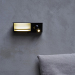 Biny Bedside Right Vägglampa Black/White Biny Bedside Right Vägglampa Black/White