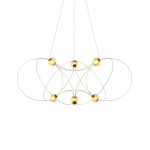 Munari 6 Ljuskrona Gold Munari 6 Ljuskrona Gold