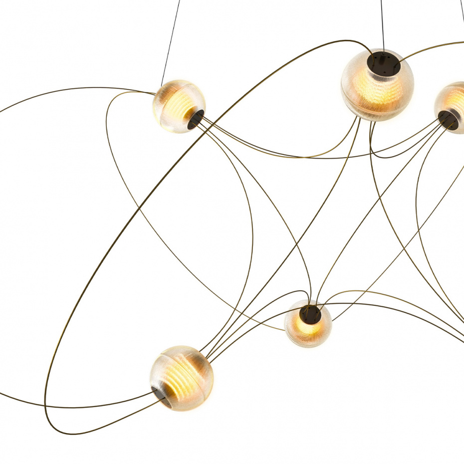 Munari 6 Ljuskrona Gold