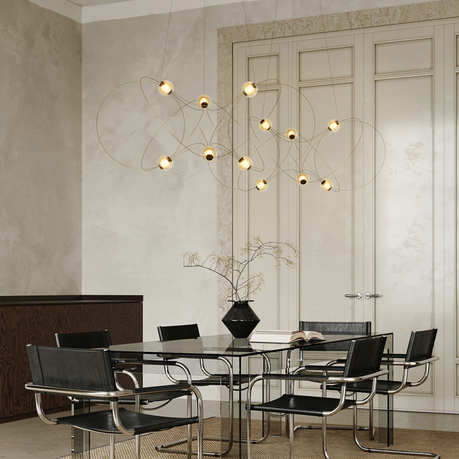Munari 6 Ljuskrona Gold
