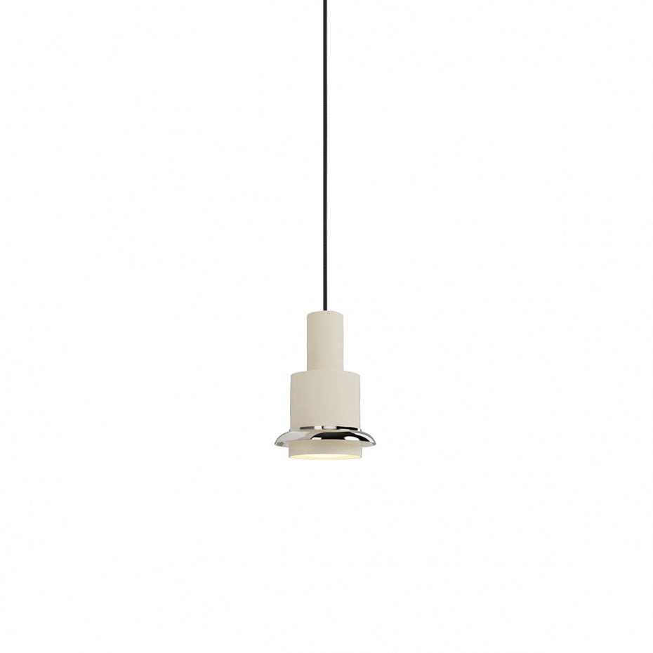 Chaumont 150 Pendel White/Nickel