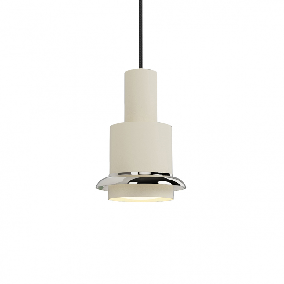 Chaumont 150 Pendel White/Nickel