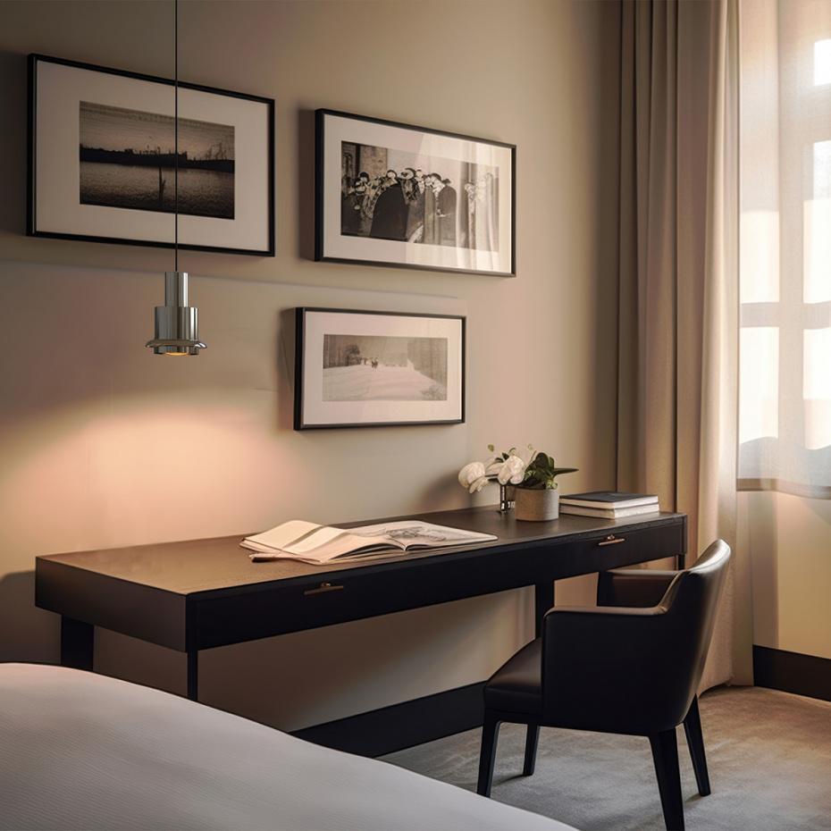 Chaumont 150 Pendel Nickel/White