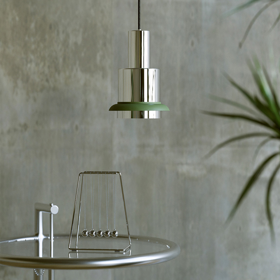 Chaumont 150 Pendel Nickel/Green